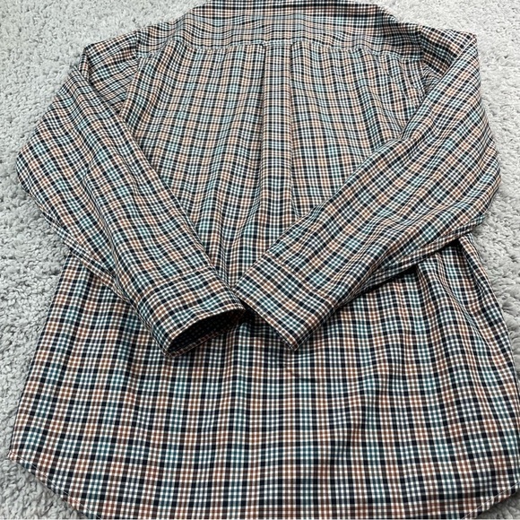 Pendleton Shirt Mens Medium Button Up Long Sleeve Classic Plaid Bridgeport Work - Picture 5 of 5